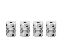LIGHTAOTAO Agarre Firme sin Dañar el Eje de Eje Flexible de Aleación de Aluminio 4 Acoplamientos para Motor Paso a Paso y Encoder Ideales para Máquinas Cnc Pequeñas