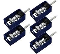 LIGHTAOTAO Aislador de vibraciones con resorte en acero galvanizado y goma, 5 piezas para suspensión de techo, soporte estable para paredes y suelos en estudios de grabación