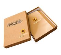 LIGHTAOTAO Álbum de Vintage 30 Páginas Ligeras de Papel Kraft para Pegar y Escribir Adecuado para Guardar y Mostrar Recuerdos en Cumpleaños