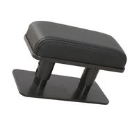 LIGHTAOTAO Apoya Brazos para Puerta de Coche Negro Costura Negra Cojín Protector Ajustable para Reposabrazos Central y Lateral Almohadilla Gruesa y Suave Adecuada para Viajes Largos y