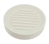 LIGHTAOTAO Bandeja Móvil Redonda para Macetas con Ruedas Ocultas y Drenaje | Pp, Goma y Acero, Color Blanco, 19, 50x15, 00x3, 50cm, para Macetas y Jardineras
