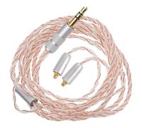 LIGHTAOTAO Cable de Auriculares de 3,5mm Recubrimiento de Plata, Extensión Elegante y Resistente Conector Macho para Uso en Ordenadores y Auriculares, Fácil de Transportar