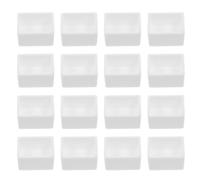 LIGHTAOTAO Caja de Almacenamiento para Pintura 24 Recipientes de Abs Blancos Reutilizables, Ideales para Paletas de Acuarela y Proyectos de Pintura Creativa