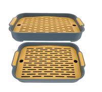 LIGHTAOTAO Caja de Arena Rectangular para Pequeños Animales 2piezas Gran Espacio de Actividad y Material PP Portátil para Hogar U Oficina