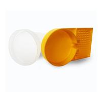 LIGHTAOTAO Comedero para Abejas de Pet Diseño Panal de Abeja, Alimentador y Bebedero Multifunción de Gran Capacidad, 2 Piezas para Apicultura