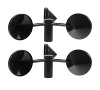 LIGHTAOTAO Copa de Anemómetro de Repuesto Diseño de 3 Tazas 2 Piezas Negro Abs para Medición Inteligente de Velocidad y Dirección del Viento en Agricultura