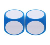 LIGHTAOTAO Dados de Espuma en Blanco 2piezas para Escribir y Borrar, Cubos de 10cm Reutilizables para Enseñanza, Juego y Ambientación en Actividades DIY