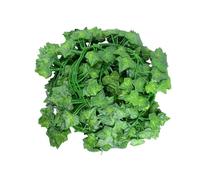 LIGHTAOTAO Enredaderas Artificiales para Exterior Hojas de Ratán Verde, 6 Piezas, Nunca se Marchitan, Fáciles de Cuidar para Decoración de Banquetes y Arreglos