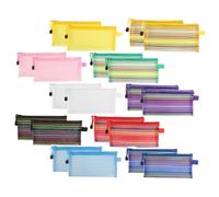 LIGHTAOTAO Estuche Escolar Multifunción para Lápices y Productos de Arte de Uñas, Gran Capacidad, Resistente al Desgaste, Nylon y Plástico, Paquete de 20 Unidades para Color Color Aleatorio