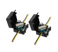 LIGHTAOTAO Filtro de Potencia para Coche 12v 2 Piezas Reducción de Ruido y Fácil Instalación para Sistemas de Audio Automotriz