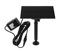LIGHTAOTAO Fuente de Agua Solar con Bomba de 1.5w para Jardín Exterior y Estaca Negra, Resistente al Clima, Adecuado para Baños de Pájaros y Estanques Pequeños en Patios