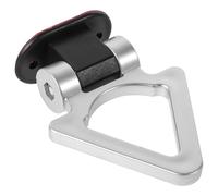 LIGHTAOTAO Gancho de Remolque Decorativo Resistente Mejorar la Estética del Vehículo de Plástico para Coche Color Plata Adecuado para Parachoques Delanteros