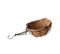 LIGHTAOTAO Jardinera Decorativa Forro Fácil de Colgar Soporte para Plantas para Balcón y Cesta Colgante de y Acero, Maceta Redonda para Fiesta Verano