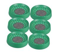 LIGHTAOTAO Juego De 6 Cuencos para Nido De Aves y Pájaros, Plástico Resistente, Tamaño Mediano, Apto para Cría y Anidación En Jaulas, Suministros para Palomar y Aves Criadas