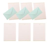 LIGHTAOTAO Juego de Papel para Escribir Cartas Sobres de Flores y Animales Papel Decorativo A5 5 Sets Escritura Suave y Uso Conveniente para Notas y Graffiti