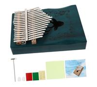 LIGHTAOTAO Kalimba Piano Dedo Teclas Portátil de Madera con Azul Instrumento Pulgar Suave y Decorativo para Regalo Familiar