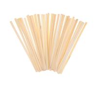 LIGHTAOTAO Kit de 50 Tiras de Bambú para Manualidades Acabado Suave y Material Versátil, Adecuado para Proyectos DIY y Actividades Familiares