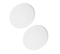 LIGHTAOTAO Lienzo Ovalado Resistente a Deformaciones con Bastidor de Madera y Tela de Algodón Blanco Paquete de 2 Piezas para Pintura al Óleo Adecuado para Estudios y Principiantes