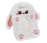 LIGHTAOTAO Llavero Miniálbum de Fotos Funda de Peluche para Tarjetas Bancarias y Carnés, Diseño Animal para Uso en Oficina y Escuela