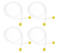 LIGHTAOTAO Mangueras de Repuesto 4 Piezas para Pulverizador de Alta Presión Tubo Corto de Pp y Conexión Roscada 18x1.5 para Riego y Pulverización