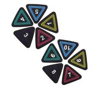 LIGHTAOTAO Marcadores Triangulares Apilable Números Flexibles, Material TPE Diseño de Borde Redondeado para Entrenamiento de Fútbol y Baloncesto para Gimnasio y Clase
