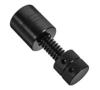 LIGHTAOTAO Mini Gato de Tornillo Ajustable de Acero Negro Alta Capacidad de Carga para Construcción y Manufactura, Soporte Estabilizador Resistente y Duradero