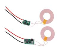 LIGHTAOTAO Módulo de Carga Inalámbrica 5v2a Bobina Transmisora y Receptora, Fuente de Alimentación para Cargador Rápido, Placa de Circuito Pequeña para Teléfonos y Tabletas, Carga