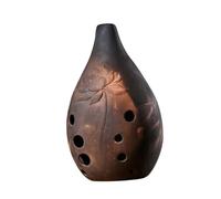LIGHTAOTAO Ocarina Varios estilos de Cerámica Profesional de 10 Hoyos Sonido Profundo y Rico, Instrumento Antiguo Xun Chino Adecuado para Obsequio para Principiantes y Artistas