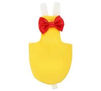 LIGHTAOTAO Pañal para Pájaros Voladores Estampado Amarillo Brillante, Ropa de Algodón 2XL para Loros, Periquitos y Palomas, Traje Reutilizable para Vuelo y Uso al Aire Libre