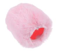 LIGHTAOTAO Parabrisas de Micrófono Peludo para Grabación, Filtro para Micrófono Profesional, Compatible con Sennheiser Mk4 y Mk8, Cubierta a Prueba de Viento y Ruido, Color Rosa, Uso