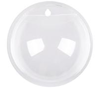 LIGHTAOTAO Pecera de Acrílico Transparente Redonda para Pared Diseño Seguro y Montaje Fácil, Adecuado para Peces y Plantas en Oficina o Cafetería