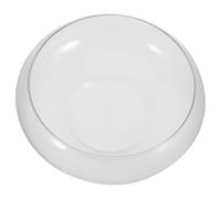 LIGHTAOTAO Pecera Redonda de Vidrio para Peces Pequeños y Plantas, Maceta Hidropónica Transparente, Tanque Decorativo para Escritorio en Hogar o Cumpleaños