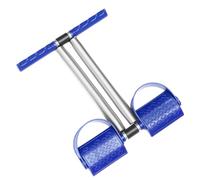 LIGHTAOTAO Pedal Fitness Doble Resorte de Acero para Entrenamiento de Resistencia en Interiores, Color Azul, Apto para Mayores y Adultos