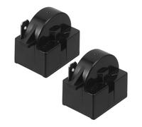LIGHTAOTAO Protector de Sobrecarga de Arranque Fácil de Usar para 12 Ohm, 2 Piezas, Material Plástico y Metal Compresor de Refrigerador y Mini Frigorífico