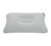 LIGHTAOTAO PVC Flocado Almohada Inflable de Viaje, para Exteriores | Ligera y Compacta, Apoyo Lumbar y Cuello, para Coche y Avión, Tacto Suave