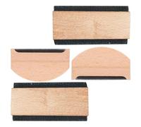 LIGHTAOTAO Quitapelusas Manual para Prendas de Lana y Bufandas, Cepillo de Madera y Metal para Limpieza Suave, Paquete de 4 Piezas Adecuado para Viajar y Lavar