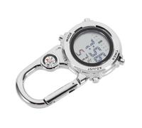 LIGHTAOTAO Reloj de Bolsillo Multifuncional y Aleación de Zinc Acero Inoxidable Táctico Mosquetón Resistente a Rayaduras para Hombres Adecuado para Escalada y Montaña