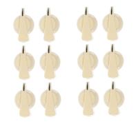 LIGHTAOTAO Repuesto Funcional de Plástico Beige 12 Perillas de Potenciómetro Eléctrico, Control de Volumen y Tono para Guitarra Eléctrica para Amplificadores