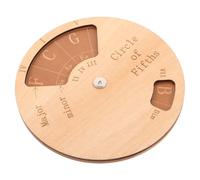 LIGHTAOTAO Rueda de Acordes de Madera para Guitarra y Piano, Herramienta Portátil para Práctica Personal Base Sólida para Principiantes y Refuerzo de Teoría Musical