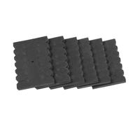 LIGHTAOTAO Separador de Flechas de Espuma Rectangular Negra 6 Piezas, Soporte Ajustable para Accesorios de Caza al Aire Libre, Organizador Práctico para Tiro y Almacenamiento