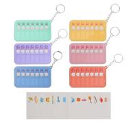 LIGHTAOTAO Tabla de Seguimiento de Hábitos Pegatinas, Material Abs, 6 Piezas, Uso Flexible y Recordatorios Consistentes para Planificación Mensual