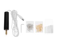 LIGHTAOTAO Taladro Eléctrico USB Mini Portátil de Mano para Perforar y Bricolaje, Herramienta Rotativa Pequeña Diseño Compacto y Material de Plástico y Acero para Joyería
