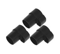 LIGHTAOTAO Tapones para Saxofón Alto Negro de Abs, Tapa de Extremo y Llave de Cuello Doblado, 3 Piezas para Proteger Partes del Saxofón y Teclas Accesorio Resistente