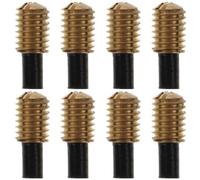 LIGHTAOTAO Tornillos de Reparación Accesorios para Saxofón de Latón Dorado Fáciles de Instalar Silicona, 8 Piezas para Partes del Saxofón en Aplicaciones Mecánicas y Uso Doméstico