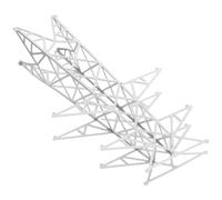 LIGHTAOTAO Torre Eléctrica Miniatura de Plástico para Maquetas de Tren 1/160 Kit DIY para Construcción de Escenarios y Decoración Educativa en Mesa de Arena