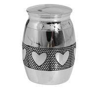 LIGHTAOTAO Urna para Cenizas de Mascotas Pequeña, Caja Conmemorativa de Cremación para Perros y Gatos, Contenedor Sellado Resistente, Soporte para Restos Cremados, Recuerdo Funerario