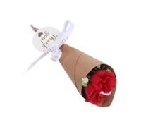 LIGHTAOTAO Vela Aromática Mini Roja con Forma Floral, Cera Natural y Papel