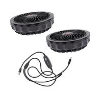 LIGHTAOTAO Ventilador de Ropa USB con Motor sin Escobillas Ventilador de Enfriamiento para Chaleco Aire Acondicionado para Trabajo y Verano Circulación Aire y Reduce Calor Corporal