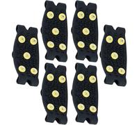 LIGHTAOTAO Zapatillas con Clavos Antideslizantes para Botas y Calzado de Exterior, 3 Pares Ligeros de TPE para Senderismo y Pesca en Hielo