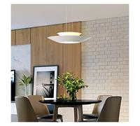 LightClassic Living Sense of Personality Lamps Nordic Kitchen Decoration Pendant Light Dining Room LED Chandelier (Steplessdimming White48CM)